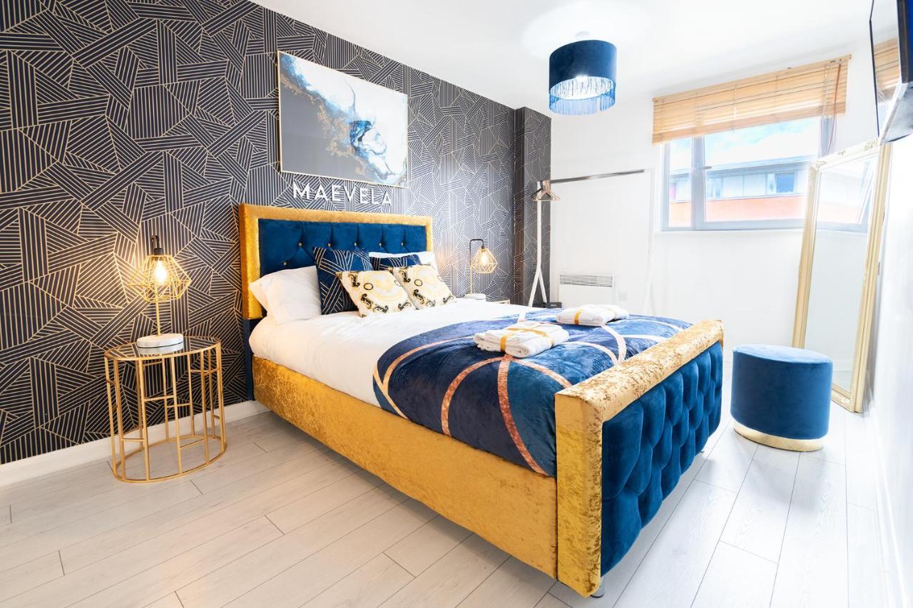 Maevela Apartments - Ultra Lavish Luxury 2 Bed Apartment City Centre - With Balcony - Free Secure Parking - Ps4 & Smart Tv'S Birmingham Ngoại thất bức ảnh