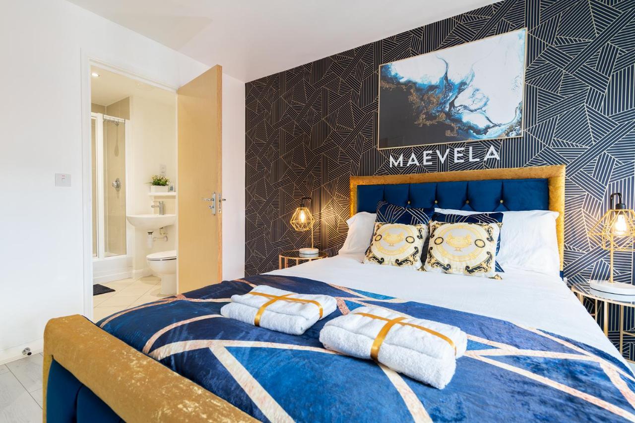 Maevela Apartments - Ultra Lavish Luxury 2 Bed Apartment City Centre - With Balcony - Free Secure Parking - Ps4 & Smart Tv'S Birmingham Ngoại thất bức ảnh