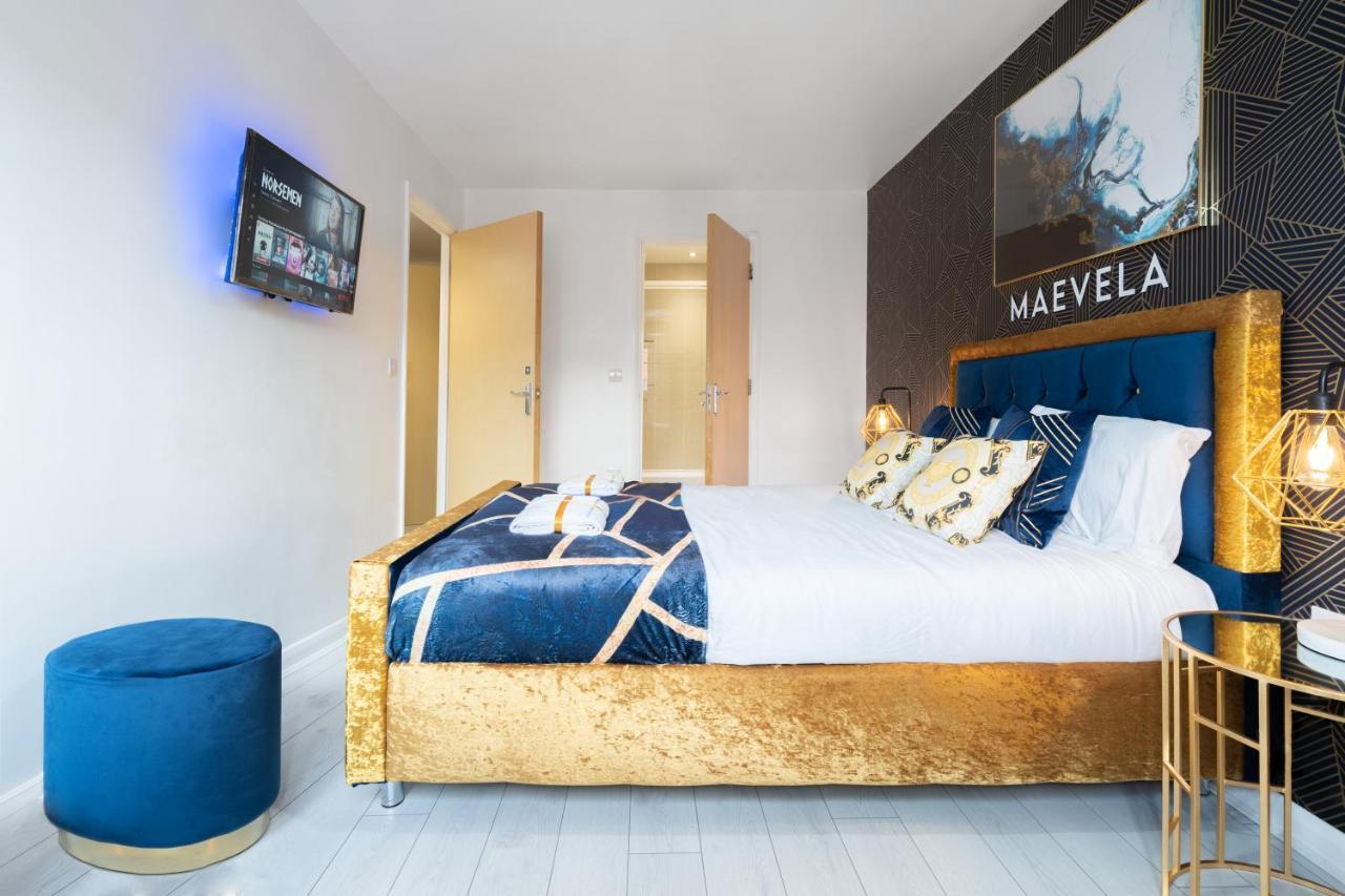 Maevela Apartments - Ultra Lavish Luxury 2 Bed Apartment City Centre - With Balcony - Free Secure Parking - Ps4 & Smart Tv'S Birmingham Ngoại thất bức ảnh